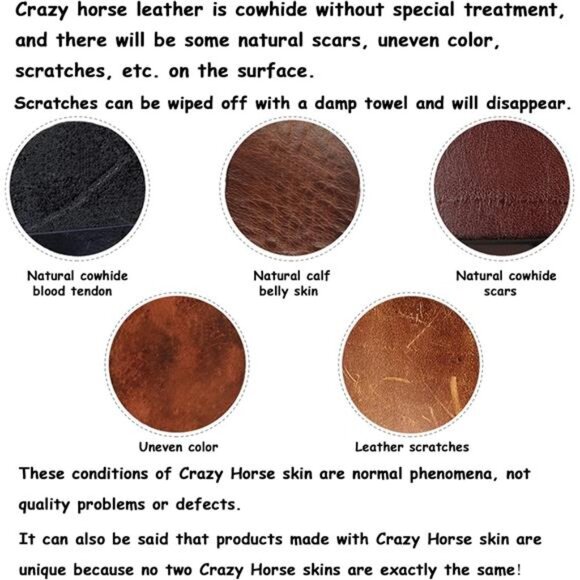 Leather Cell Phone Holster Universal Case Waist Bag Sheath with Belt Loop Brown - Picture 7 of 8